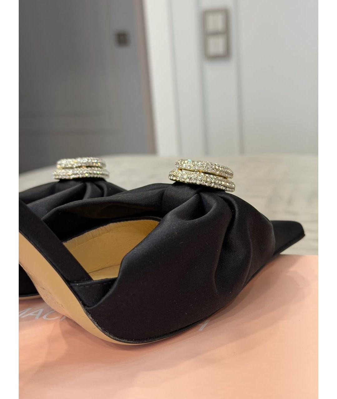 MACH&MACH Черные текстильные туфли, фото 7