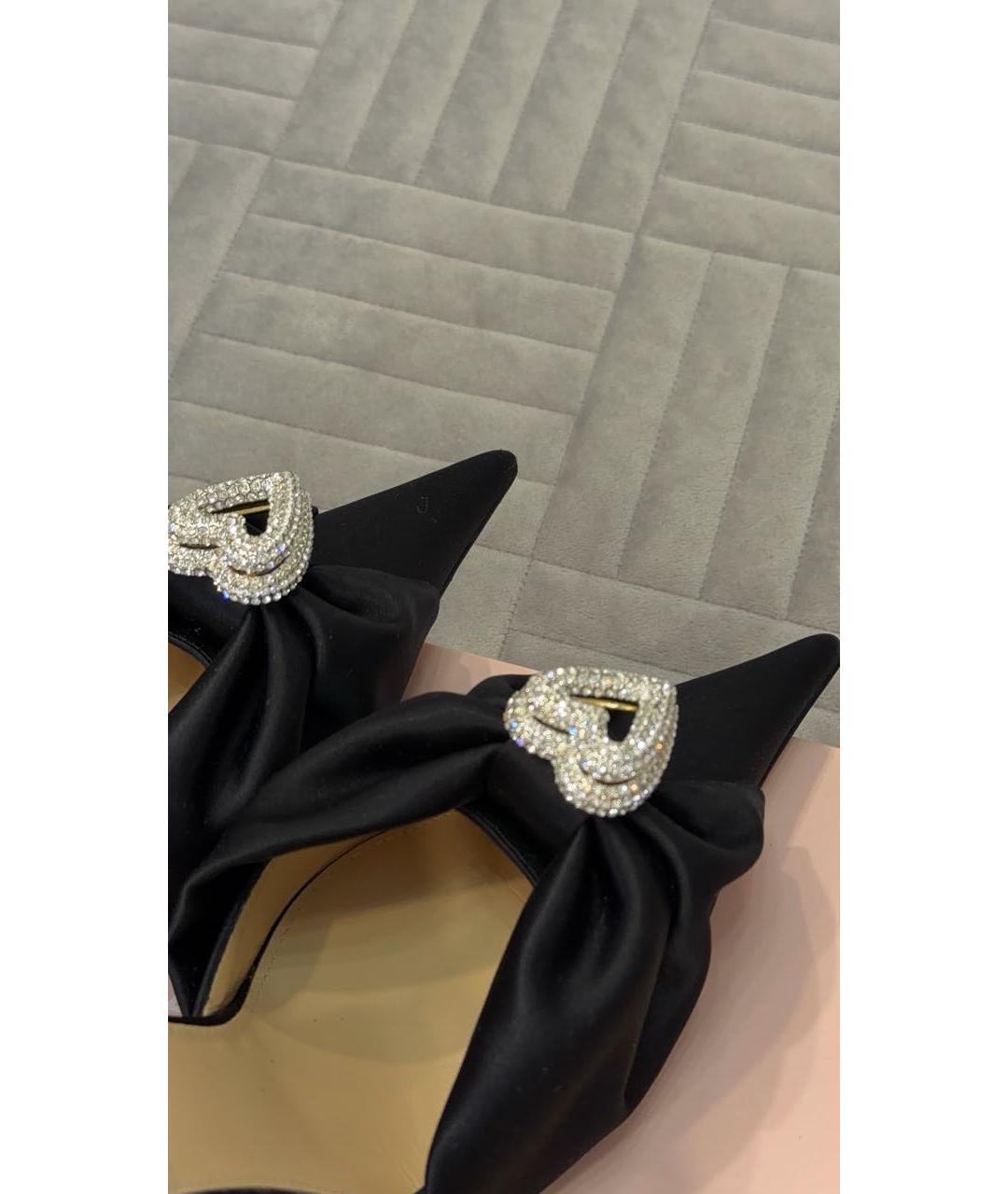 MACH&MACH Черные текстильные туфли, фото 6