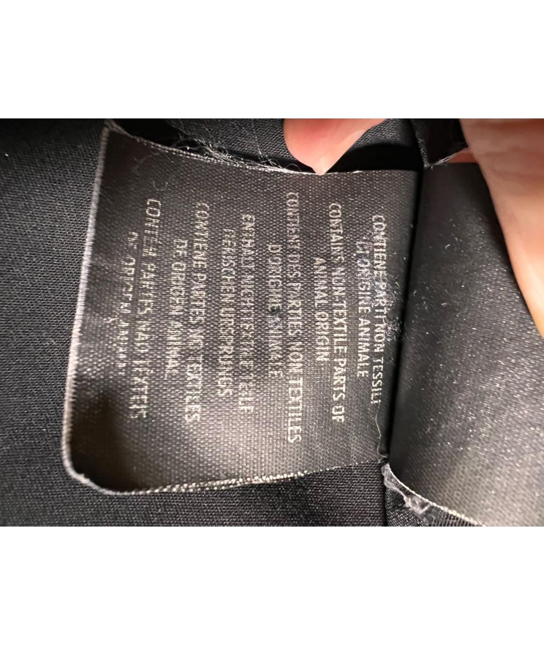 FERRAGAMO Черный хлопковый тренч/плащ, фото 5