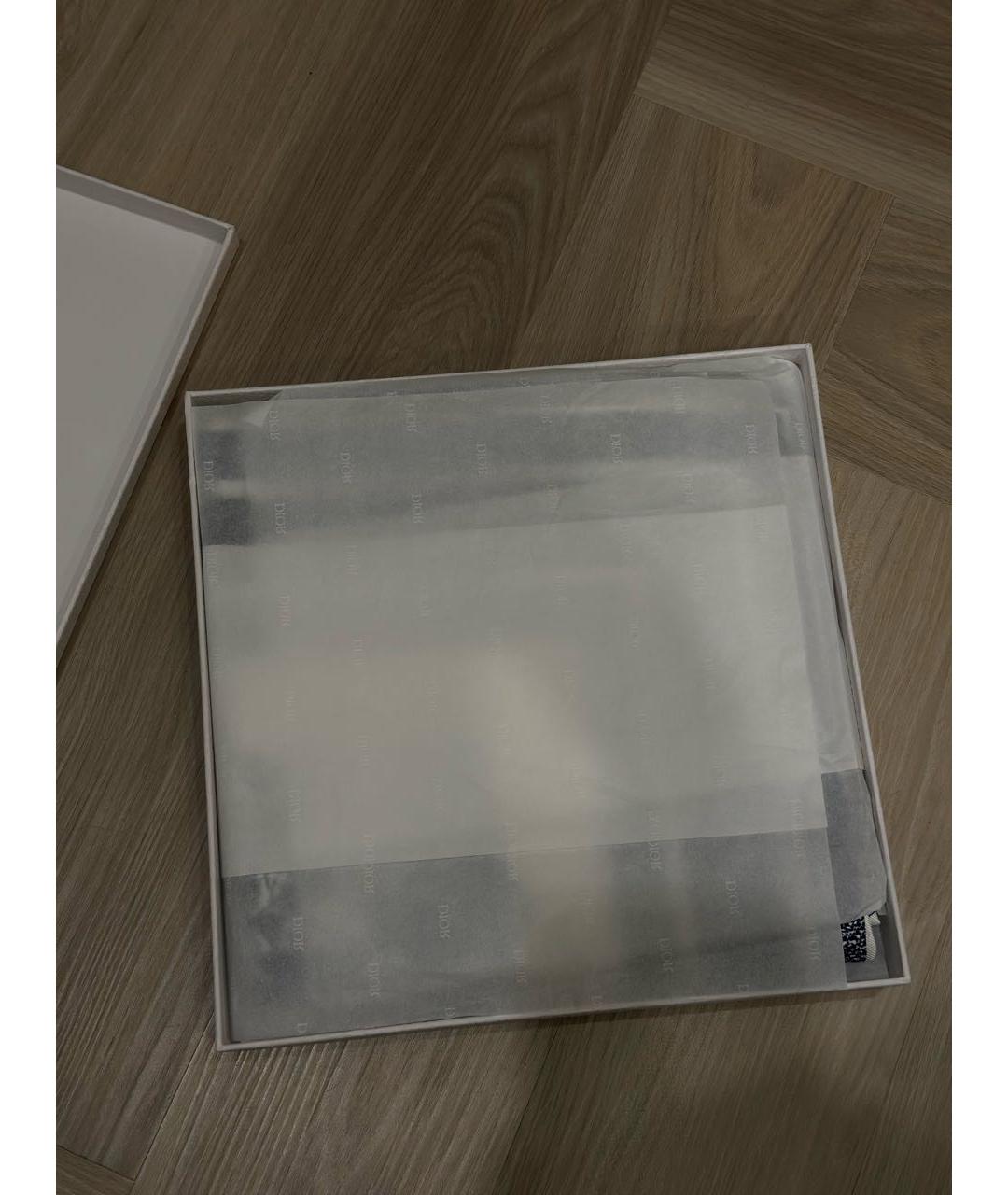 CHRISTIAN DIOR Темно-синий шелковый платок, фото 7