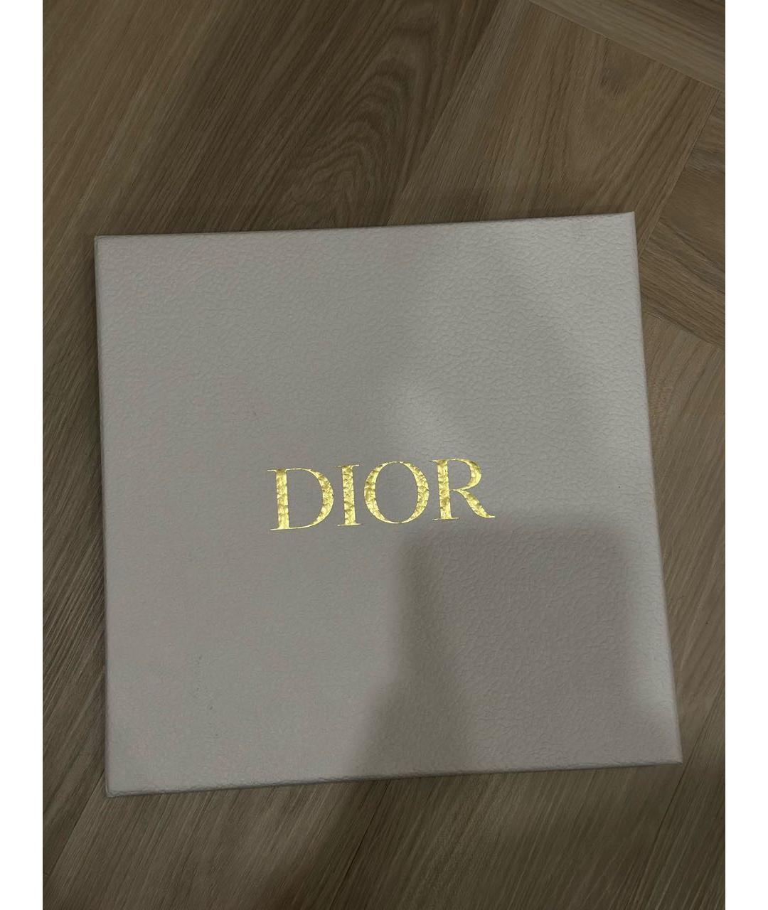 CHRISTIAN DIOR Темно-синий шелковый платок, фото 4