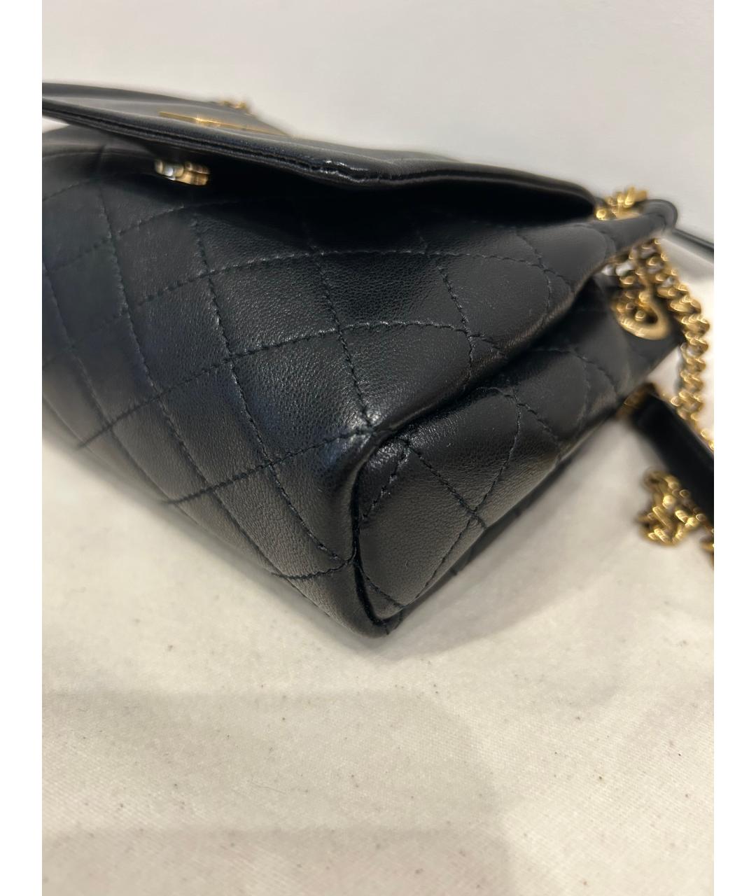 SAINT LAURENT Черная кожаная сумка через плечо, фото 4