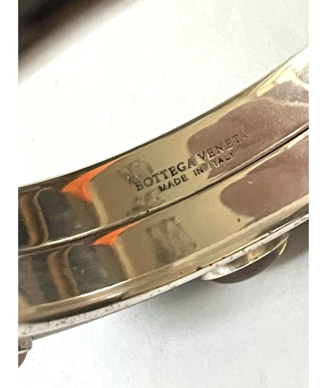 BOTTEGA VENETA Коричневый стеклянный браслет, фото 6