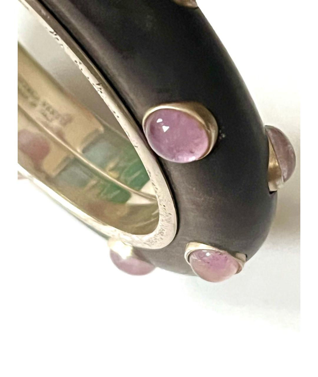 BOTTEGA VENETA Коричневый стеклянный браслет, фото 4