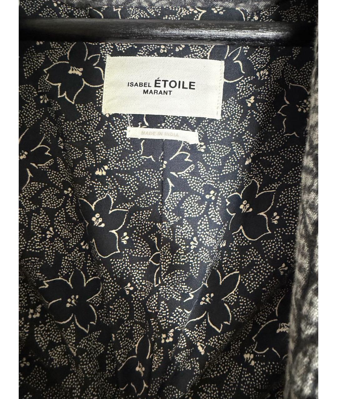 ISABEL MARANT ETOILE Серая хлопковая куртка, фото 5