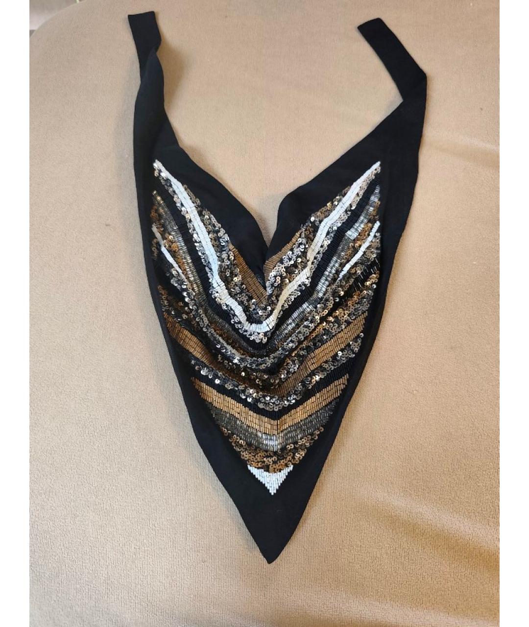 THE KOOPLES Серебрянный хлопковый платок, фото 3