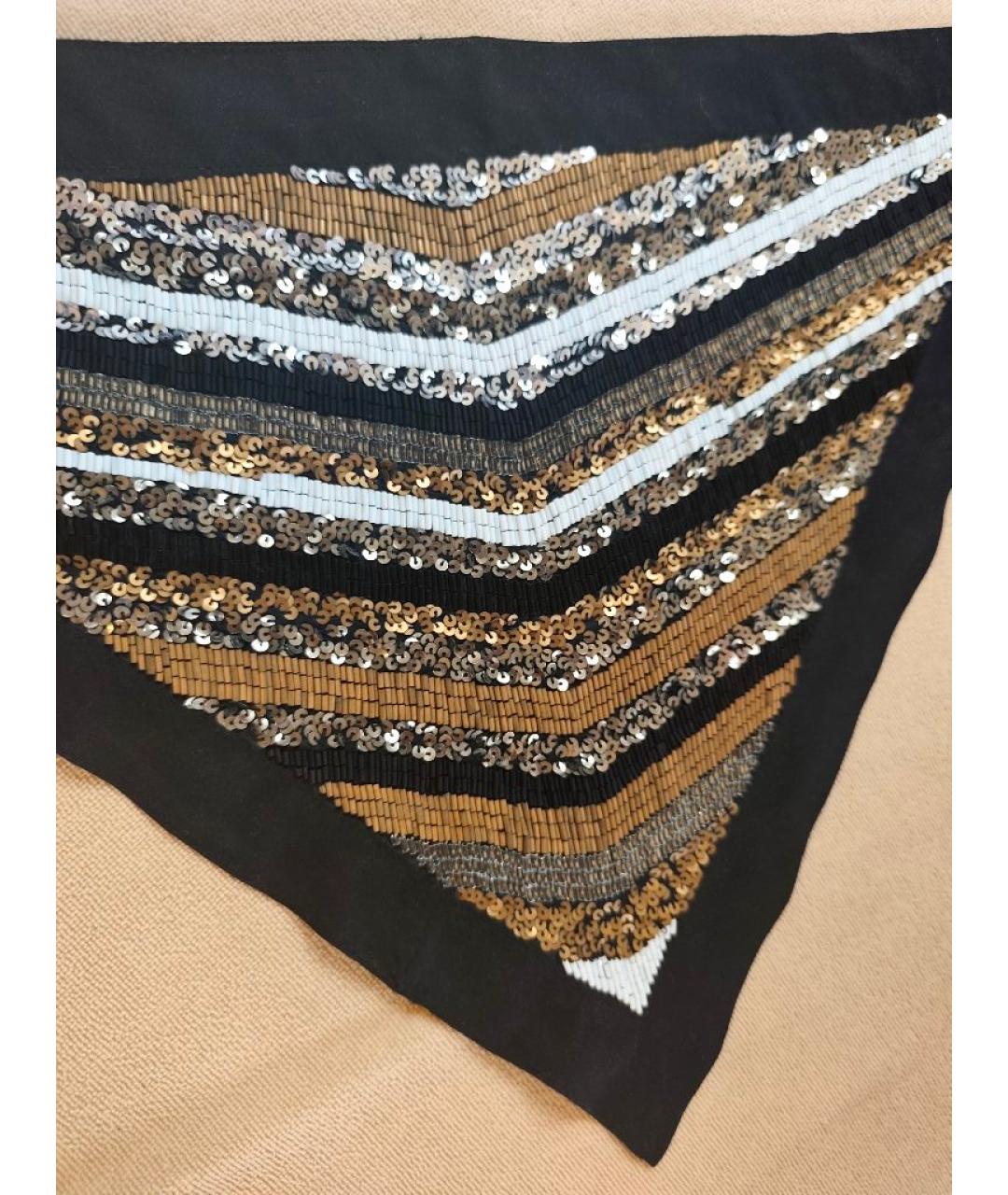 THE KOOPLES Серебрянный хлопковый платок, фото 7