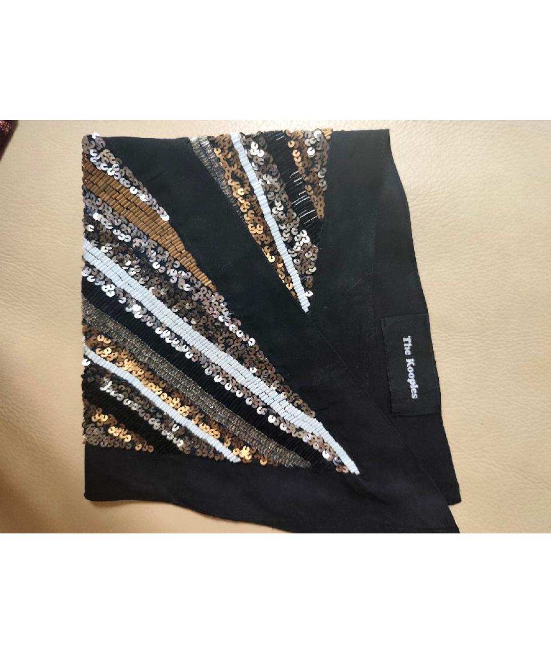 THE KOOPLES Серебрянный хлопковый платок, фото 5