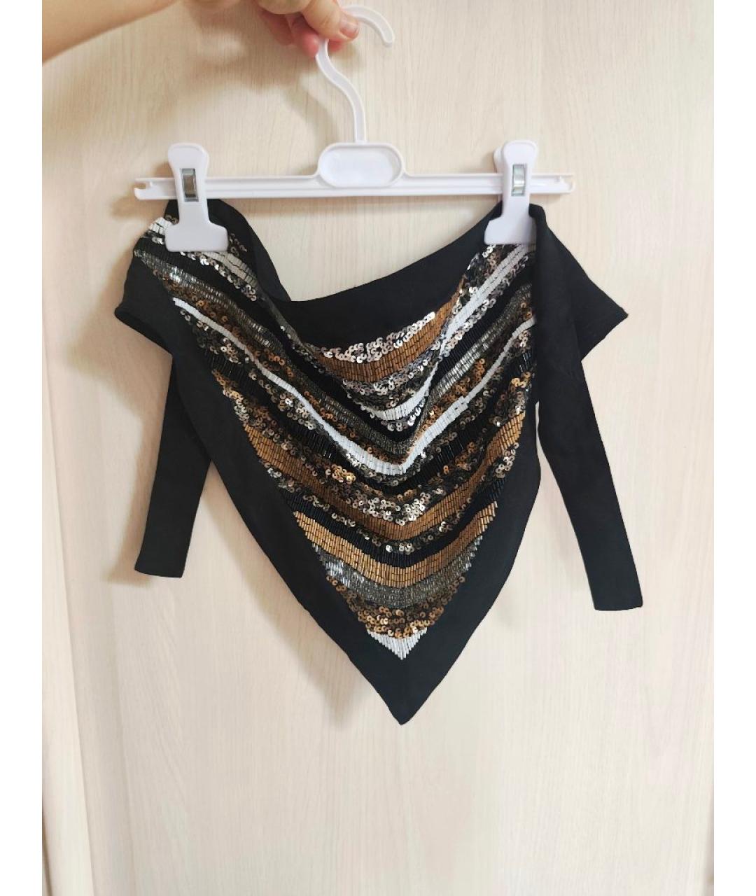 THE KOOPLES Серебрянный хлопковый платок, фото 2