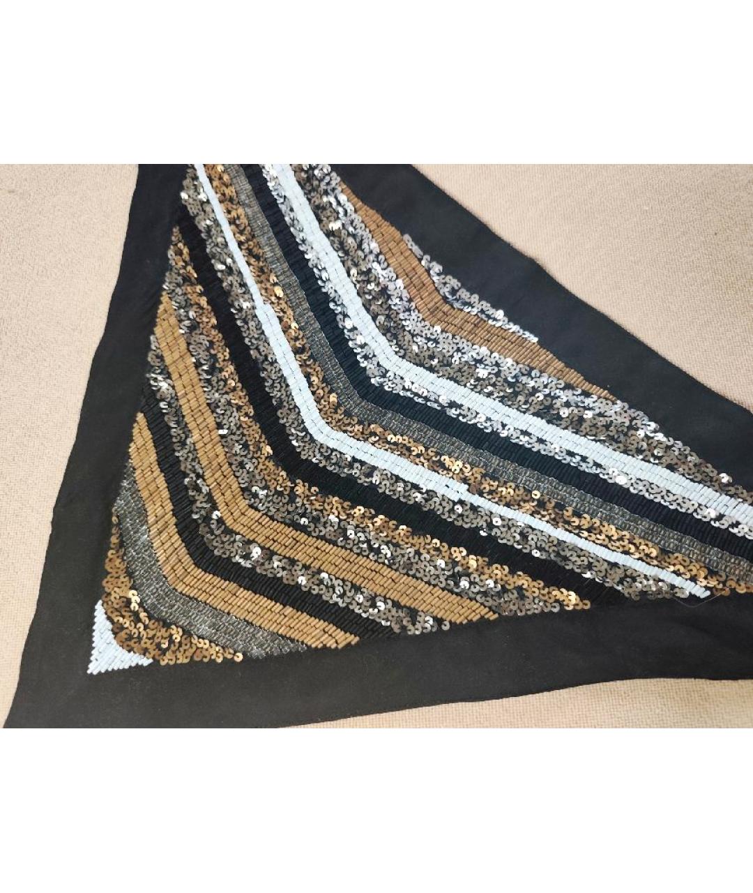 THE KOOPLES Серебрянный хлопковый платок, фото 6