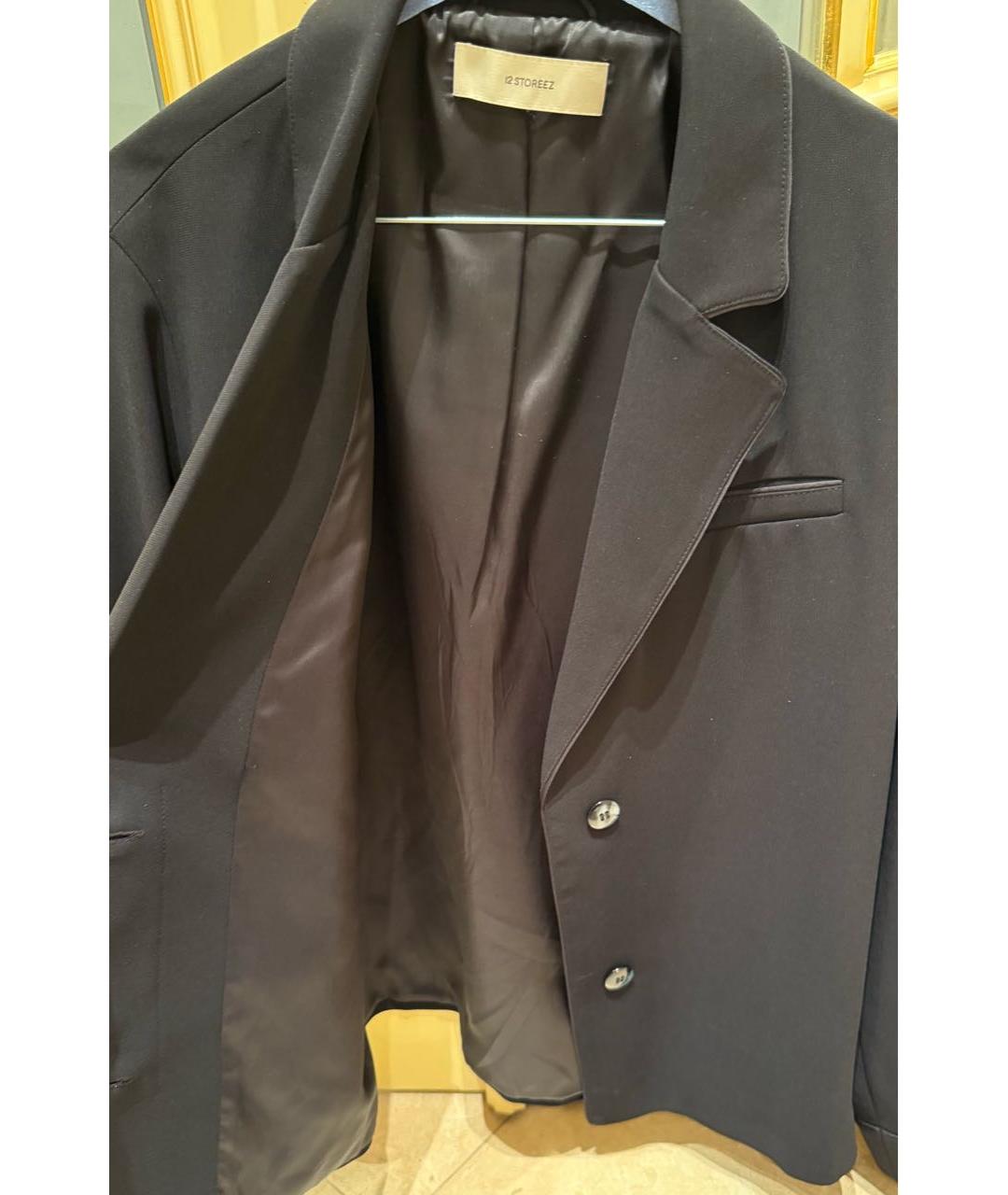 12 STOREEZ Черный полиэстеровый жакет/пиджак, фото 7