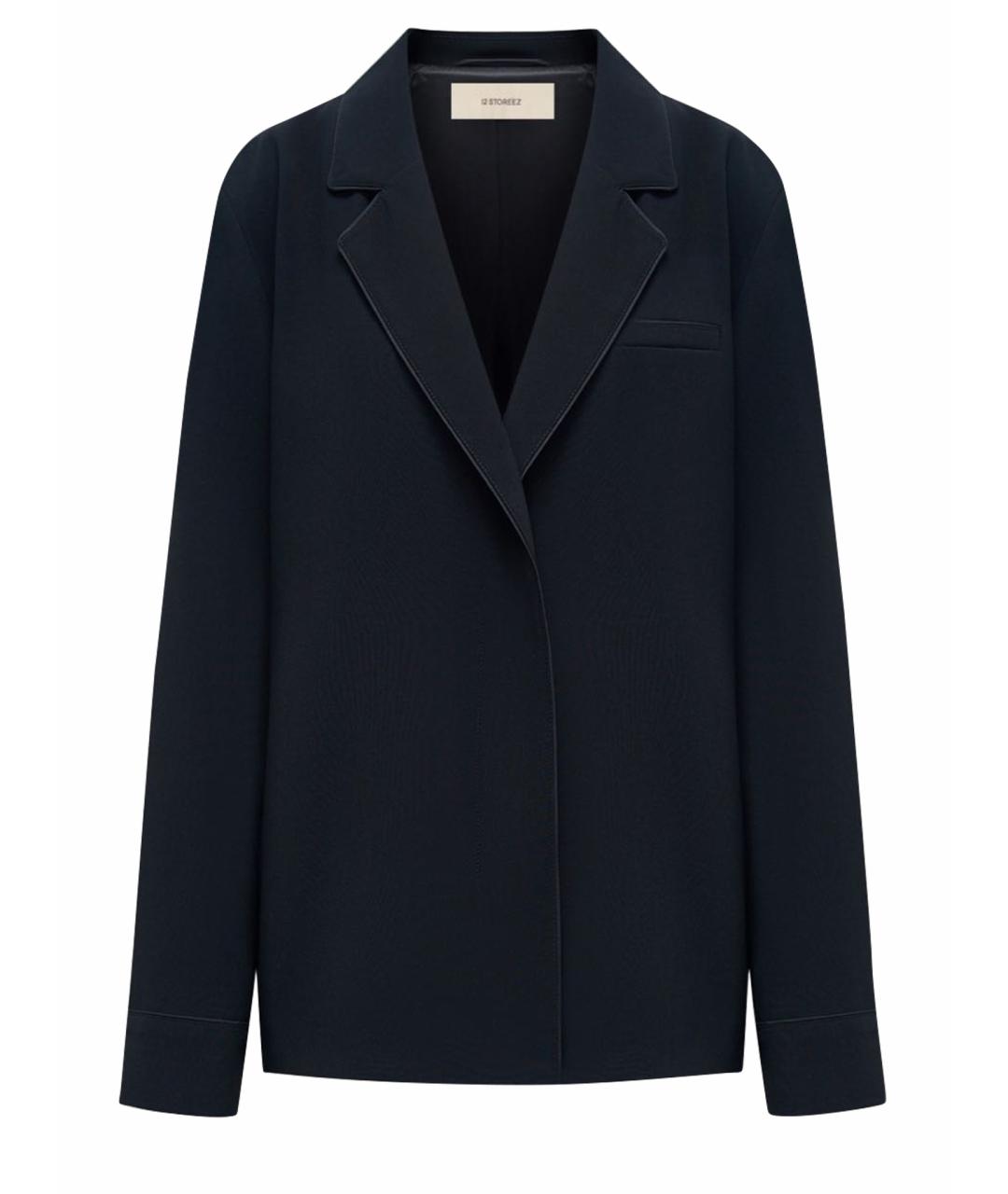 12 STOREEZ Черный полиэстеровый жакет/пиджак, фото 1