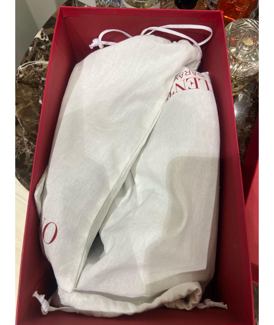 VALENTINO Розовые кожаные эспадрильи, фото 4