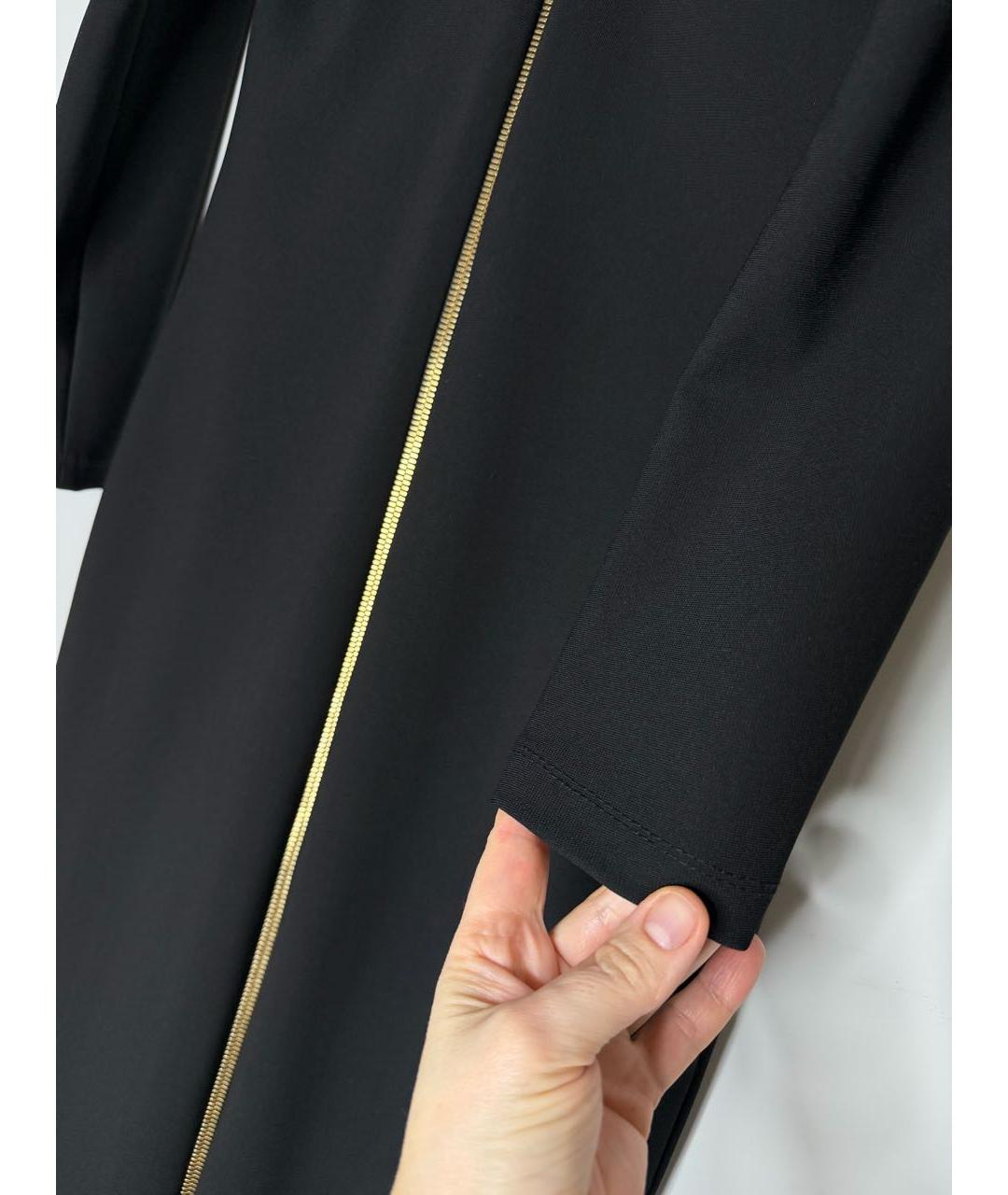 DOLCE&GABBANA Черное вискозное повседневное платье, фото 6