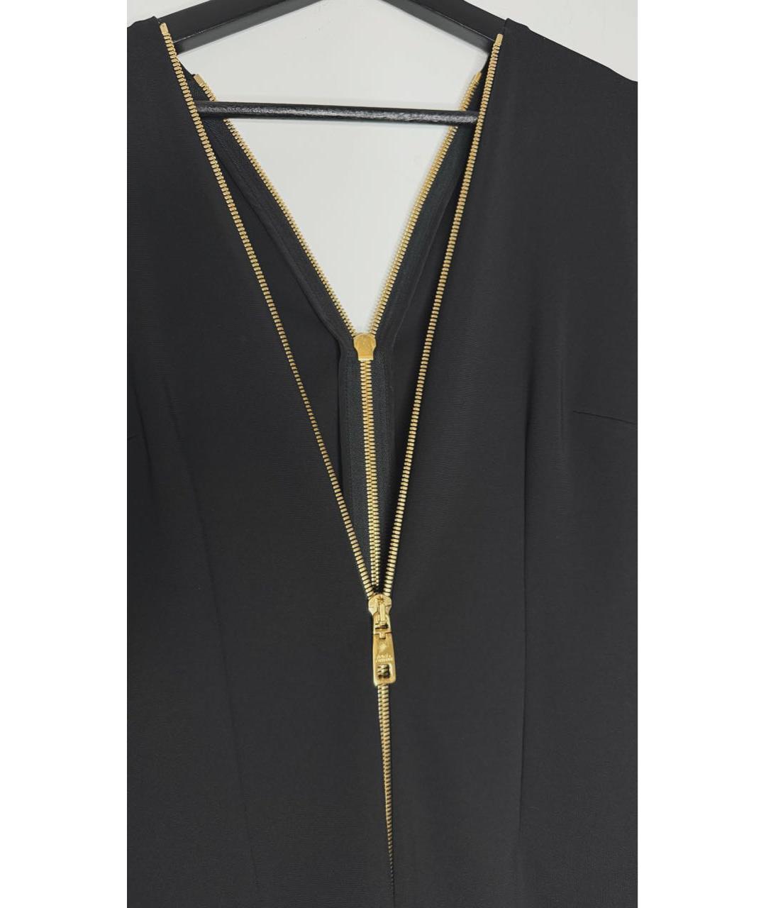 DOLCE&GABBANA Черное вискозное повседневное платье, фото 5