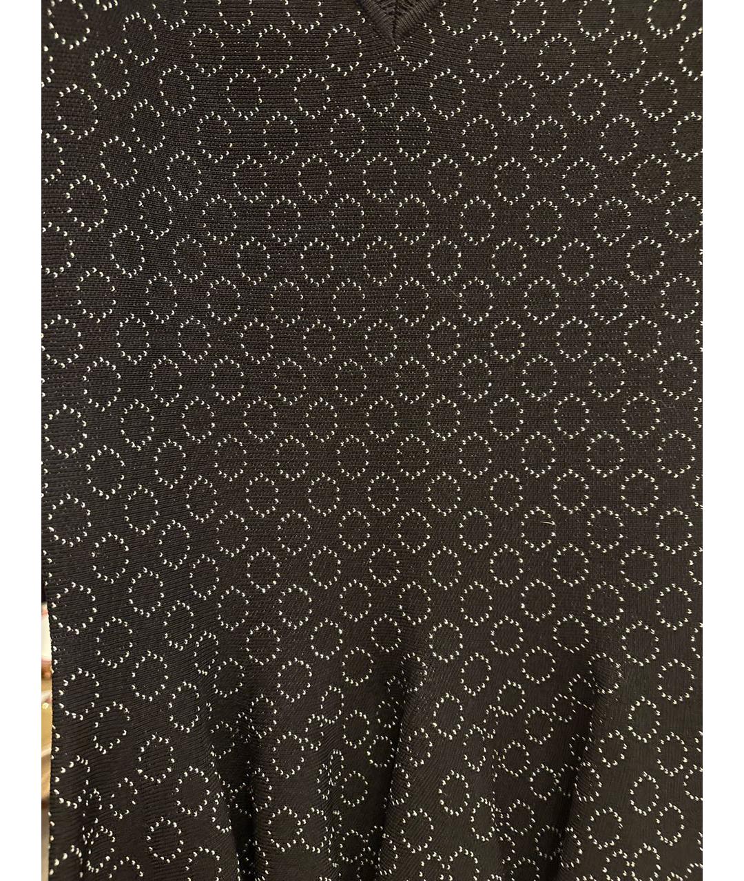 ALAIA Черное вискозное вечернее платье, фото 4