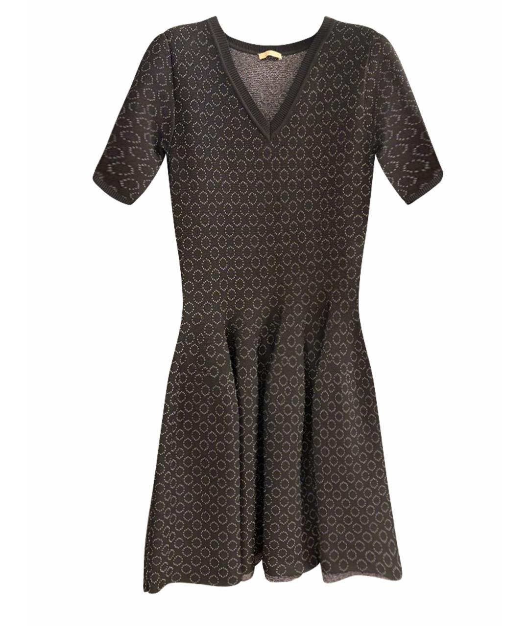 ALAIA Черное вискозное вечернее платье, фото 1