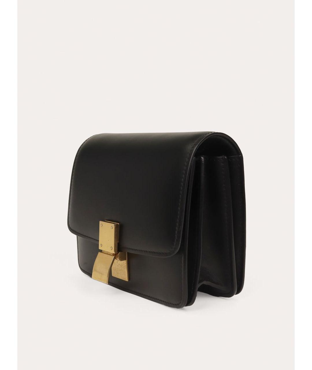 CELINE Черная кожаная сумка через плечо, фото 2