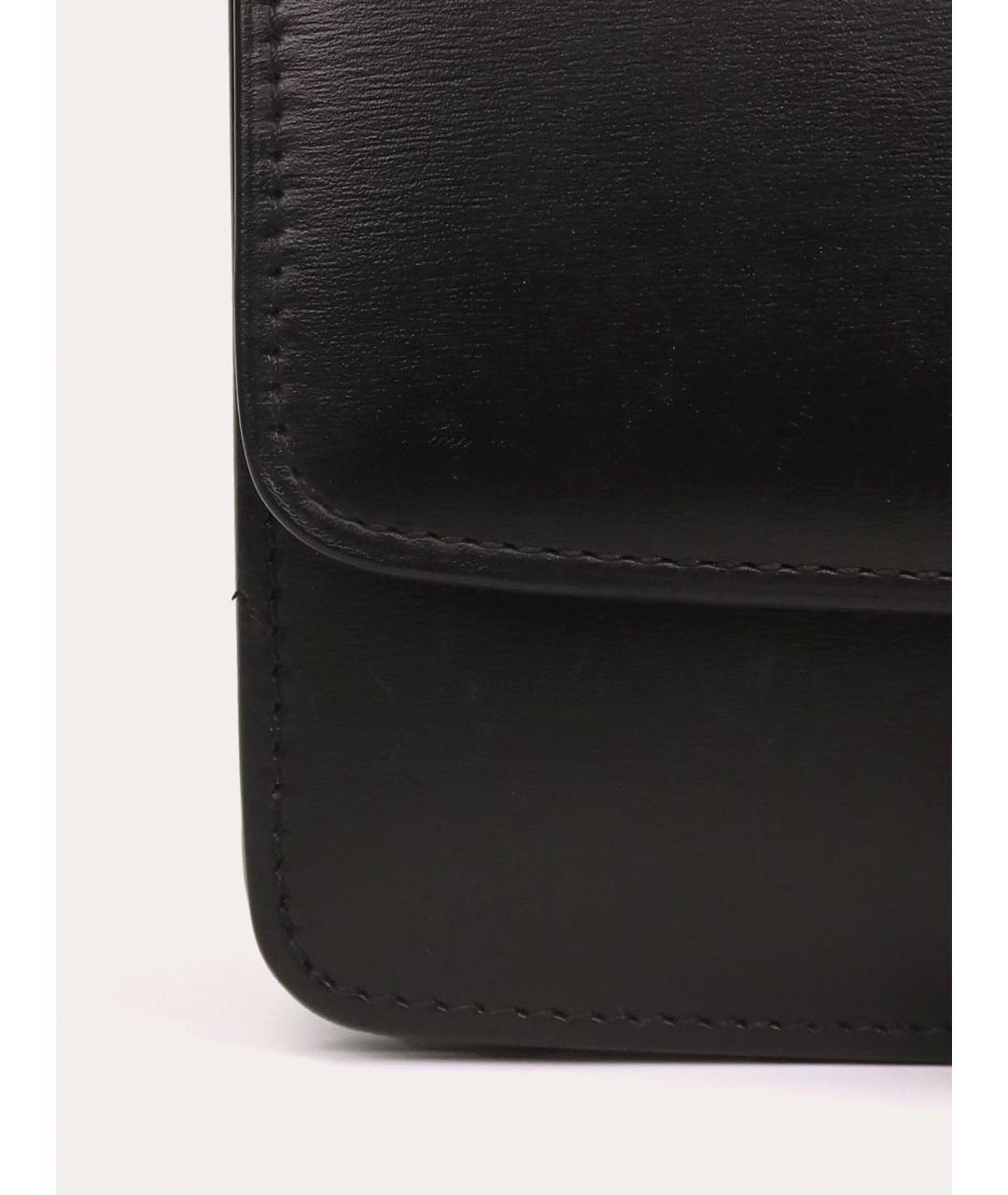 CELINE Черная кожаная сумка через плечо, фото 8