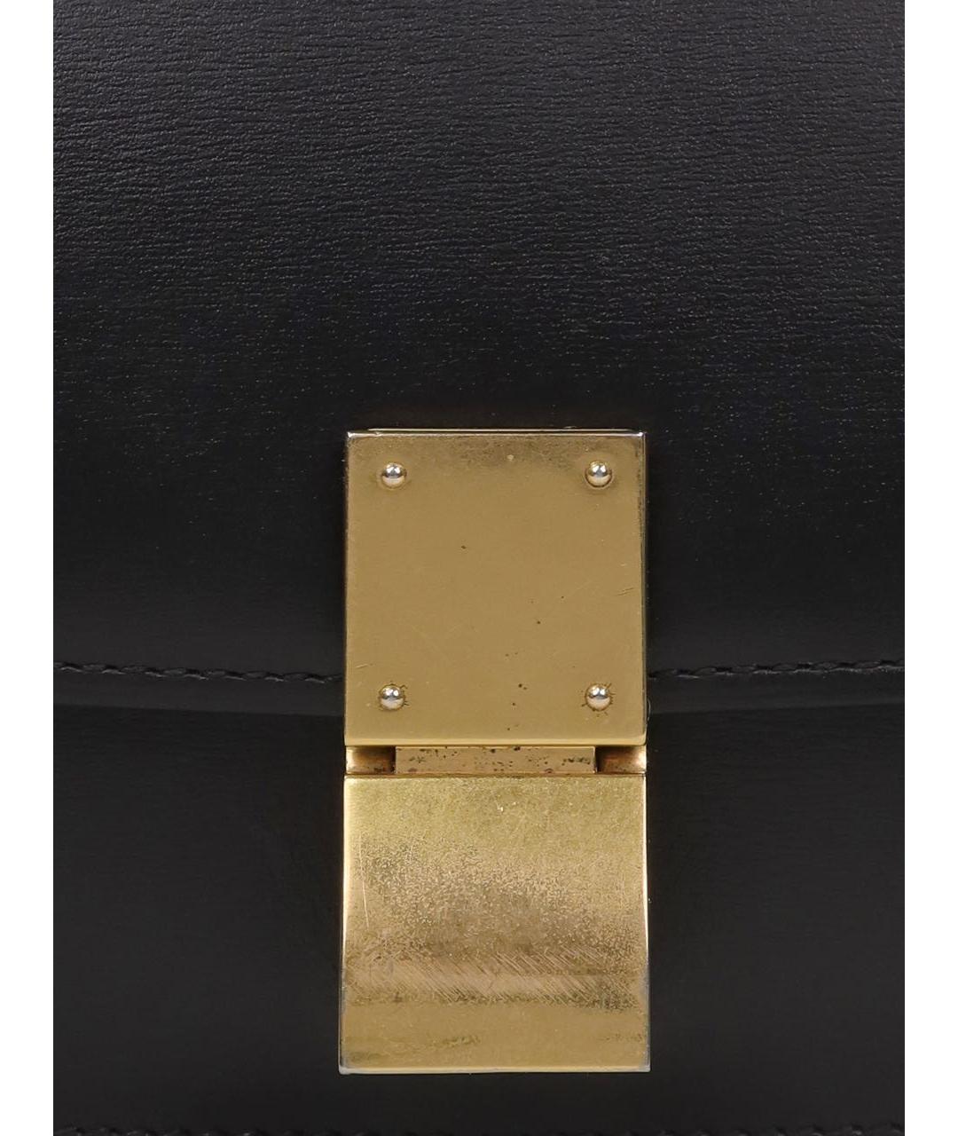 CELINE Черная кожаная сумка через плечо, фото 7