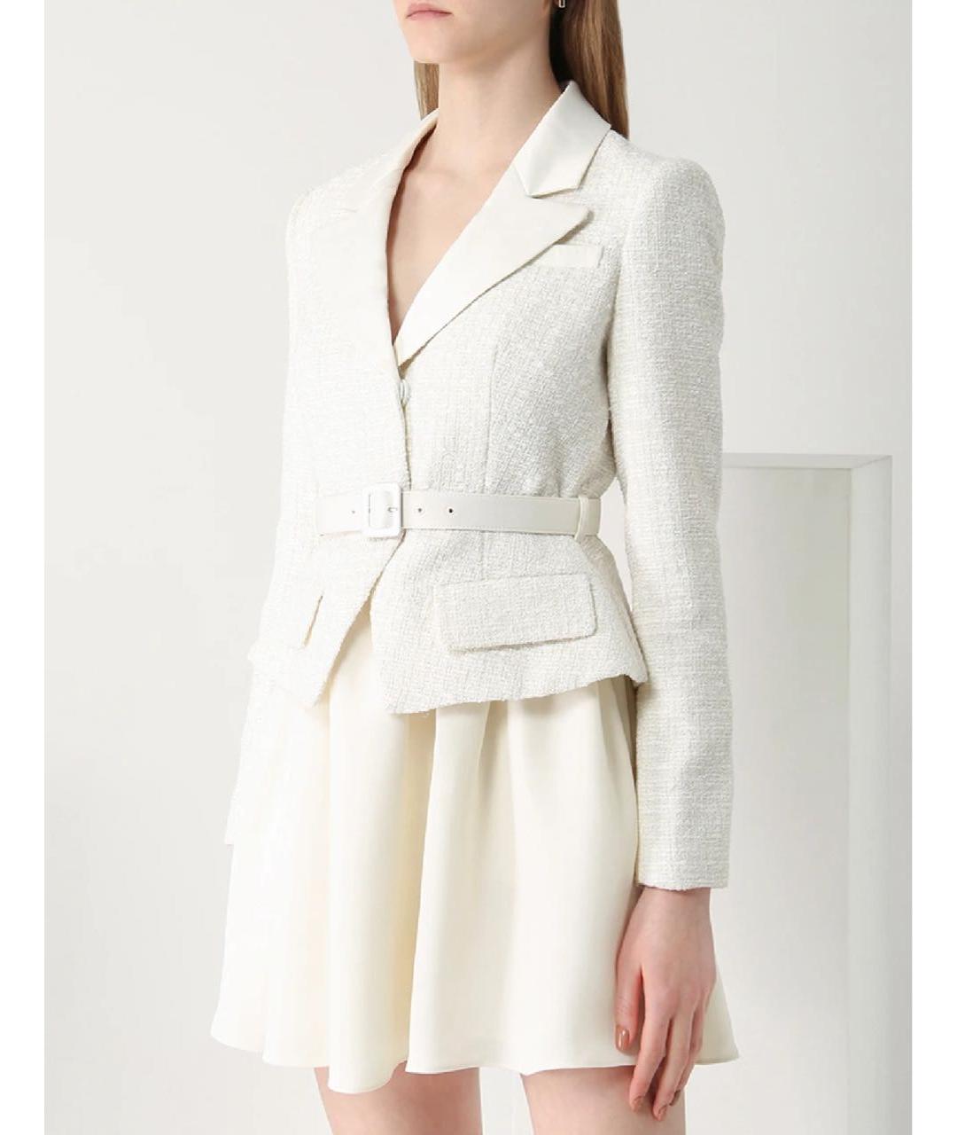 SELF-PORTRAIT Белое коктейльное платье, фото 4