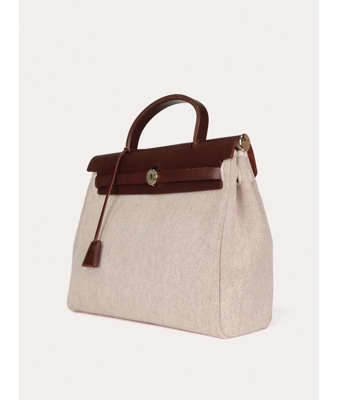 HERMES Коричневая кожаная сумка через плечо, фото 2