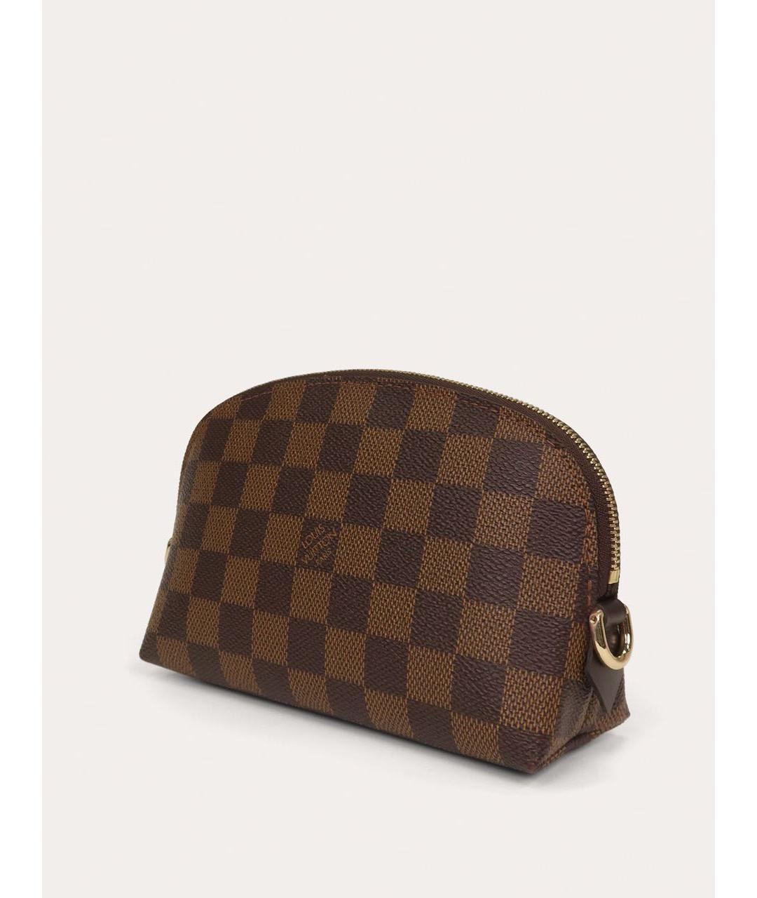 LOUIS VUITTON Коричневая косметичка, фото 2