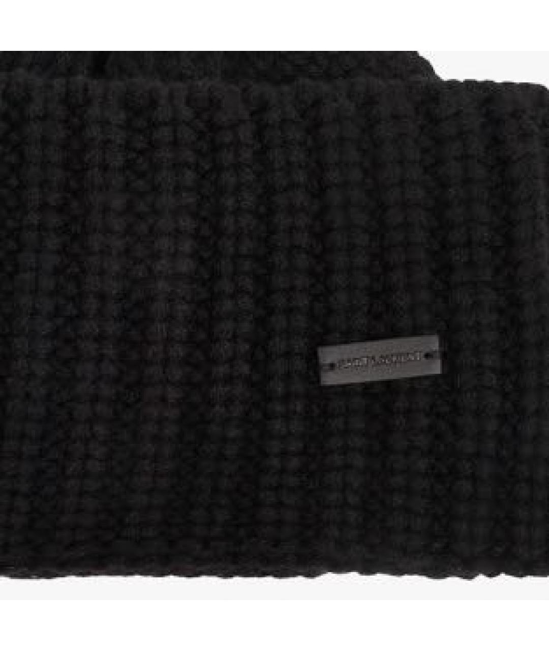 SAINT LAURENT Черная кашемировая шапка, фото 7