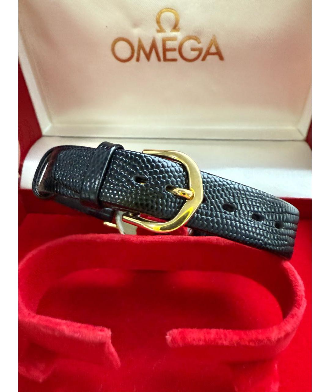 OMEGA Золотые позолоченные часы, фото 3