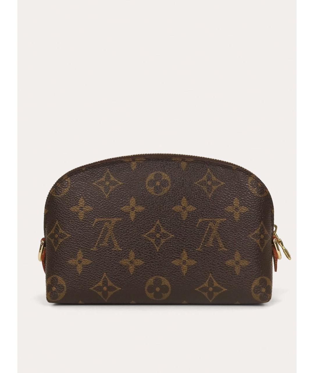 LOUIS VUITTON Коричневая косметичка, фото 3