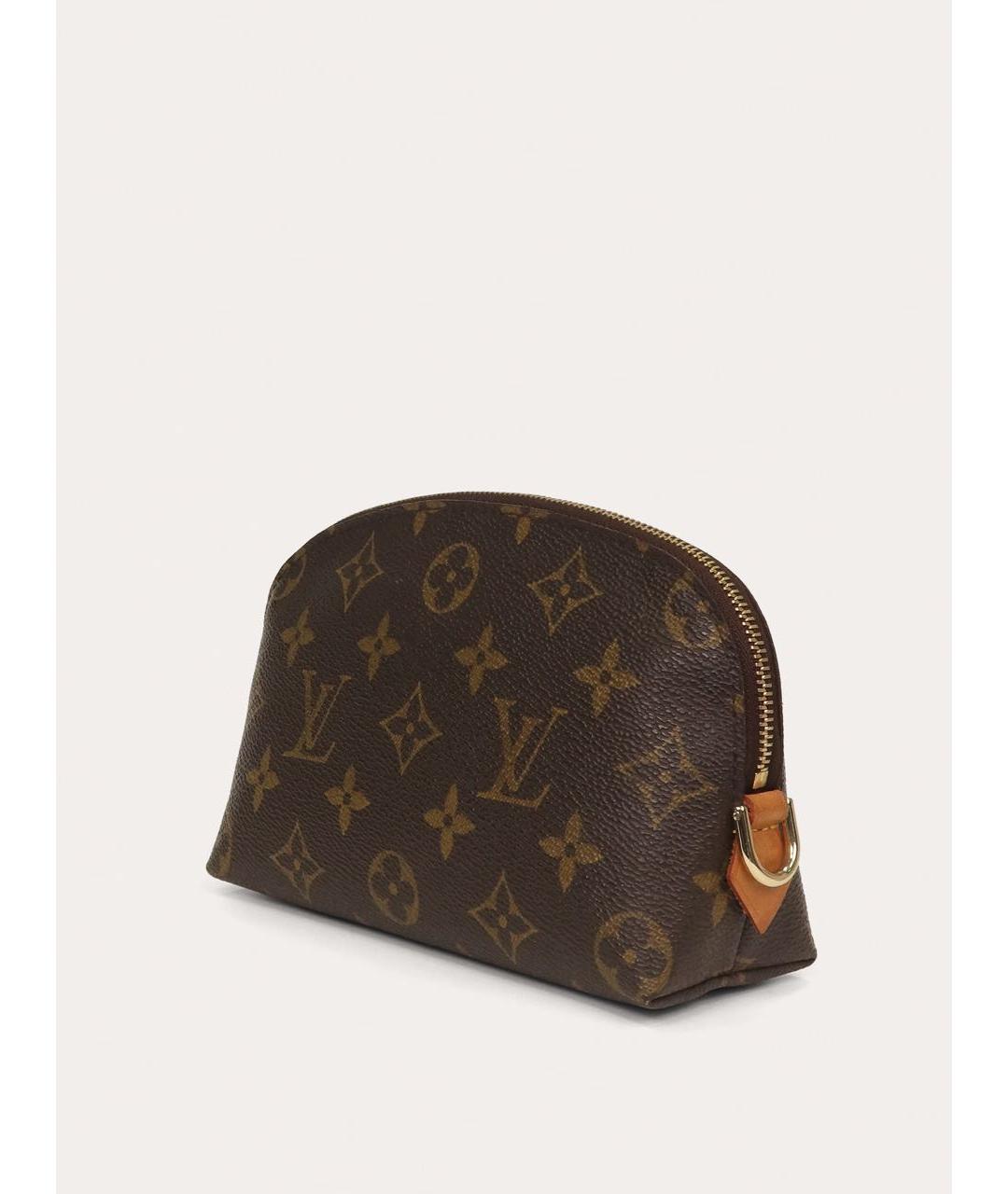 LOUIS VUITTON Коричневая косметичка, фото 2