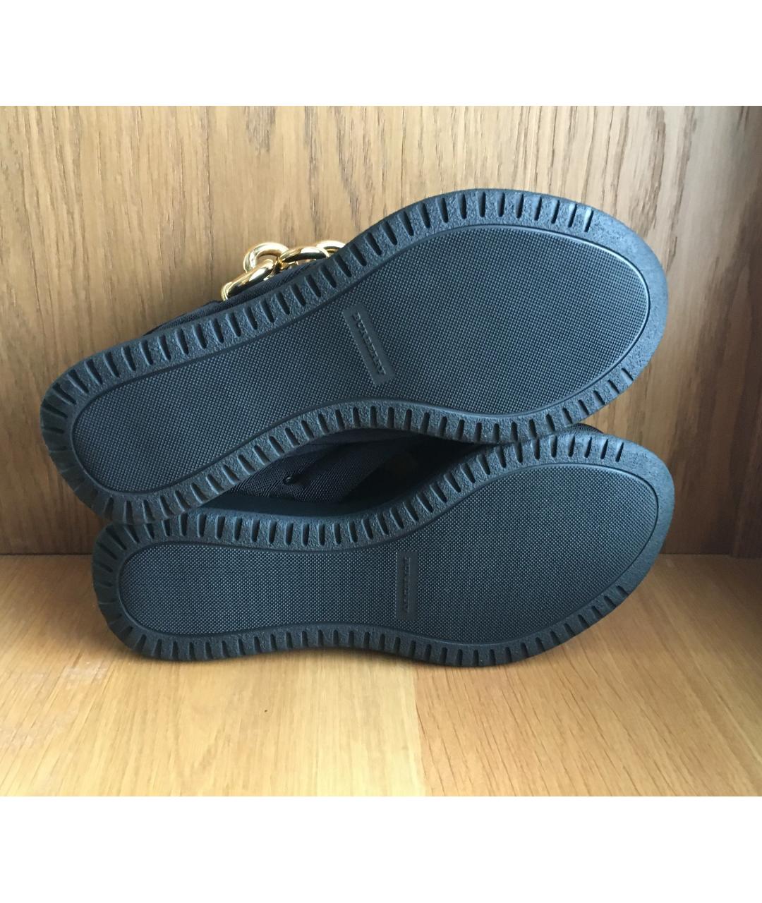 BURBERRY Черные текстильные сандалии, фото 7