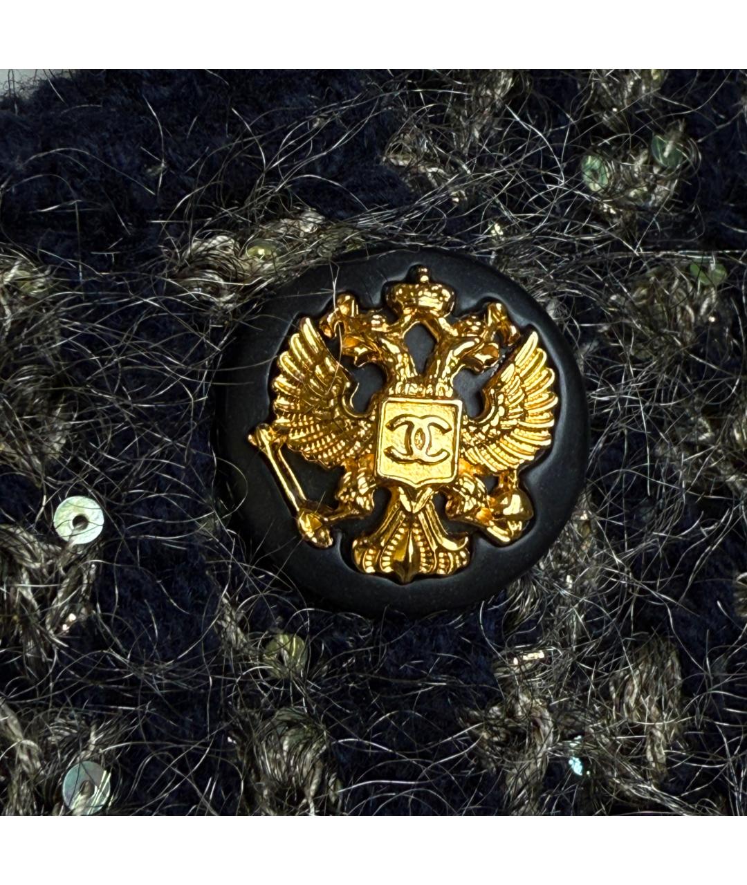 CHANEL Антрацитовый жакет/пиджак, фото 5