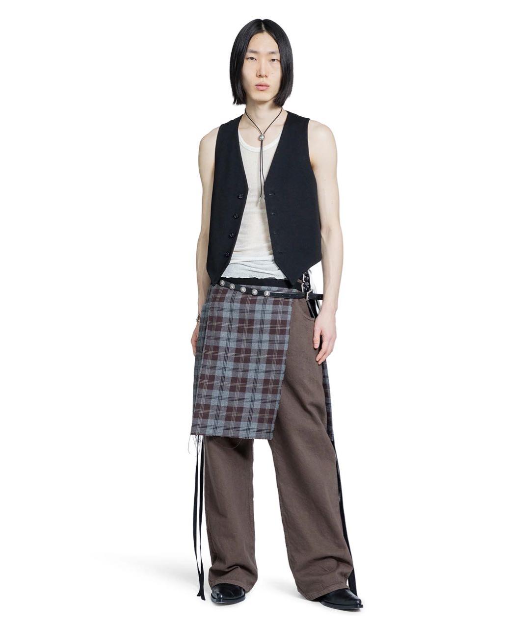 ANN DEMEULEMEESTER Серый ремень, фото 4