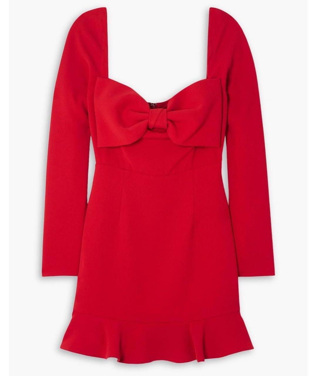 SELF-PORTRAIT Красное коктейльное платье, фото 4