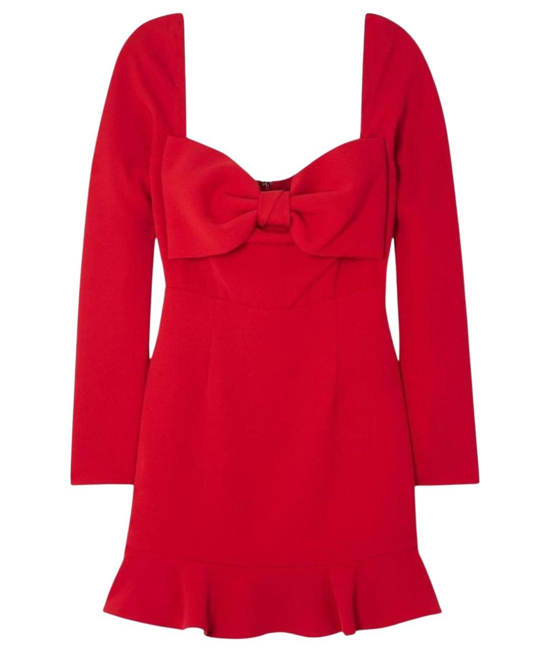 SELF-PORTRAIT Красное коктейльное платье, фото 1