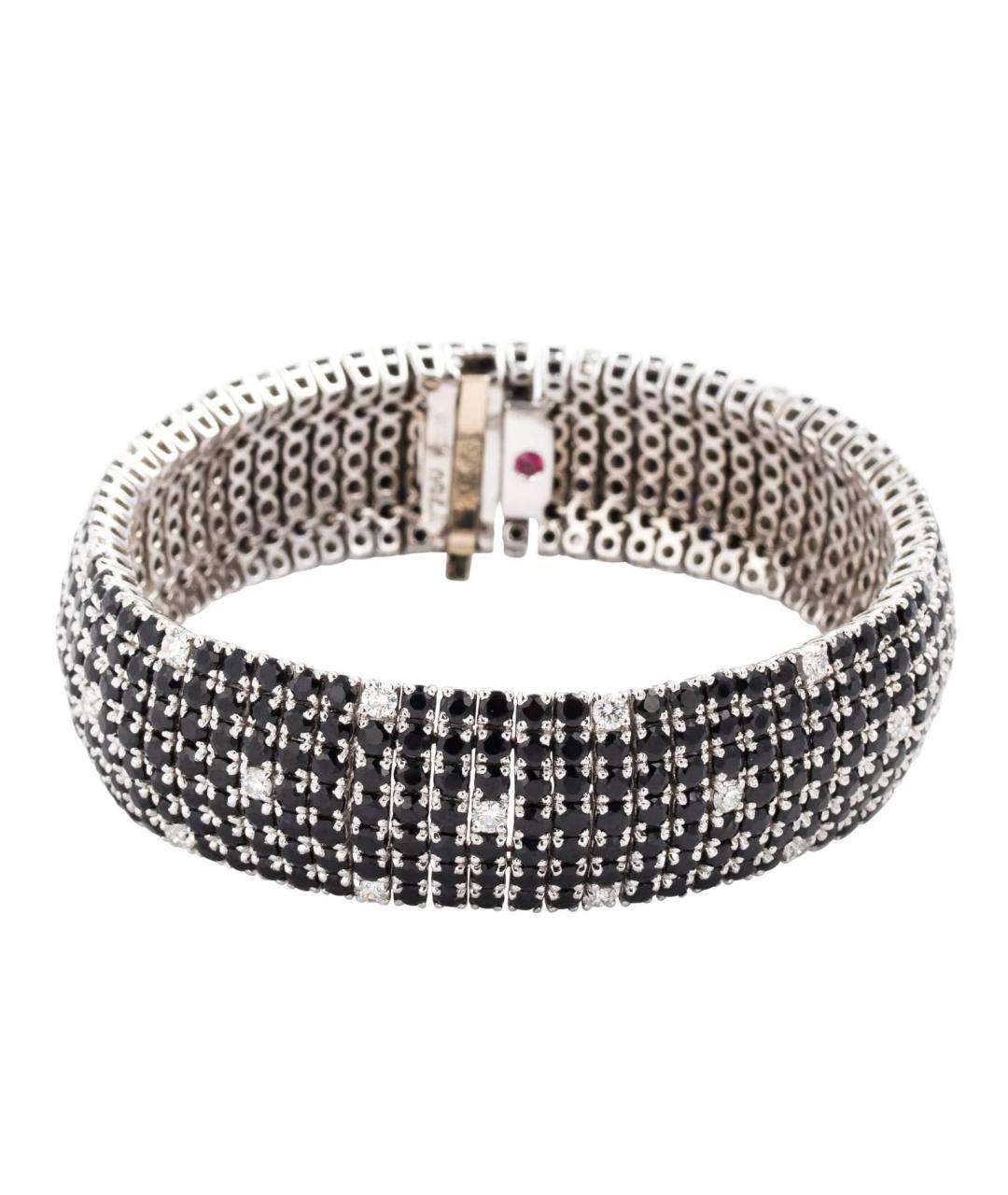 ROBERTO COIN Черный браслет из белого золота, фото 2