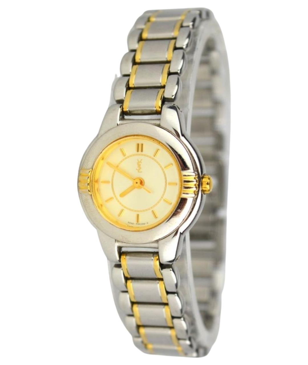 SAINT LAURENT Серебряные стальные часы, фото 1