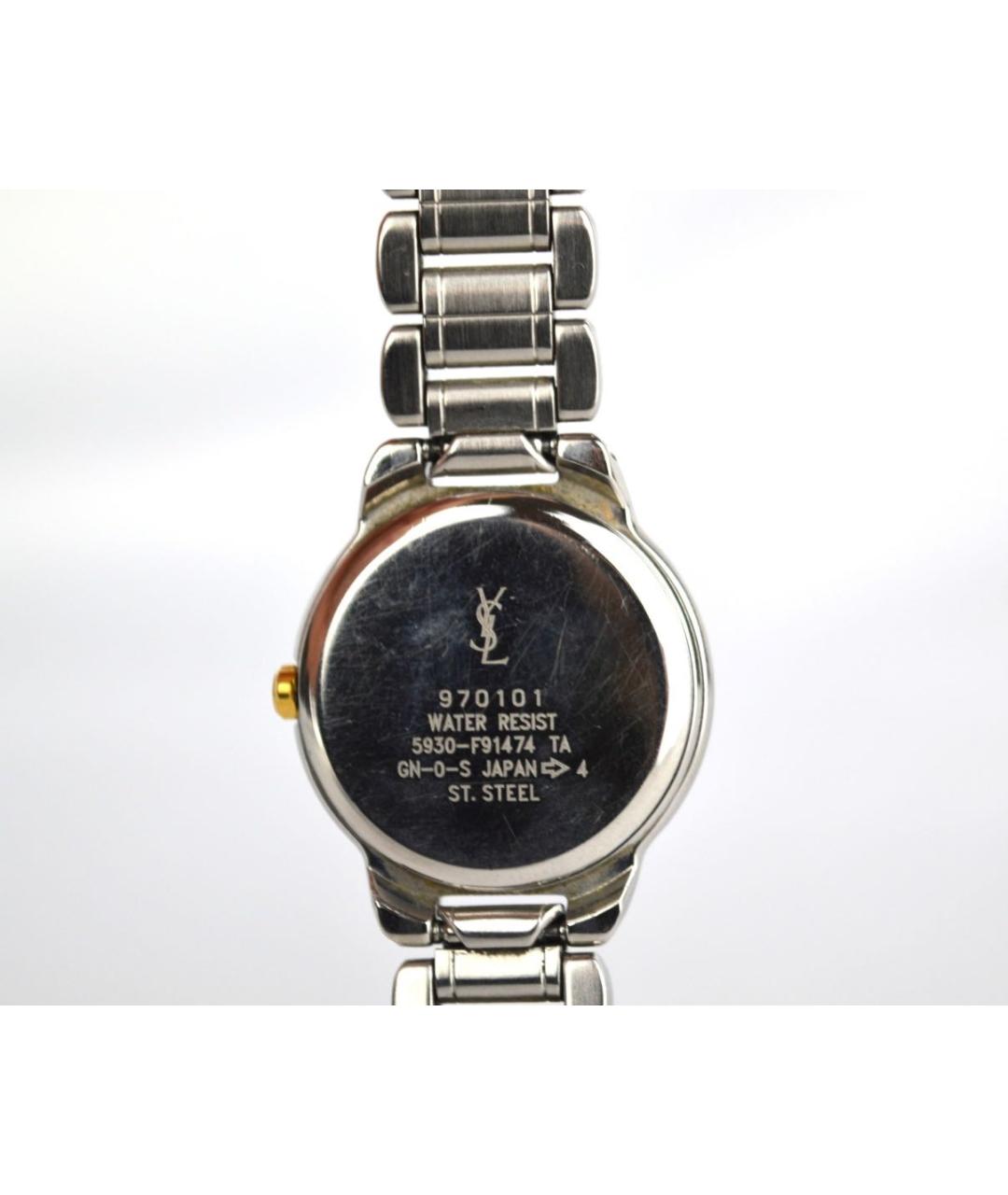 SAINT LAURENT Серебряные стальные часы, фото 5
