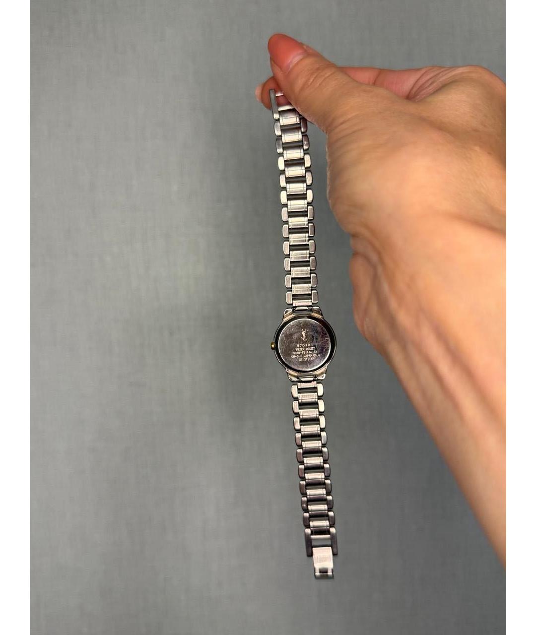 SAINT LAURENT Серебряные стальные часы, фото 8