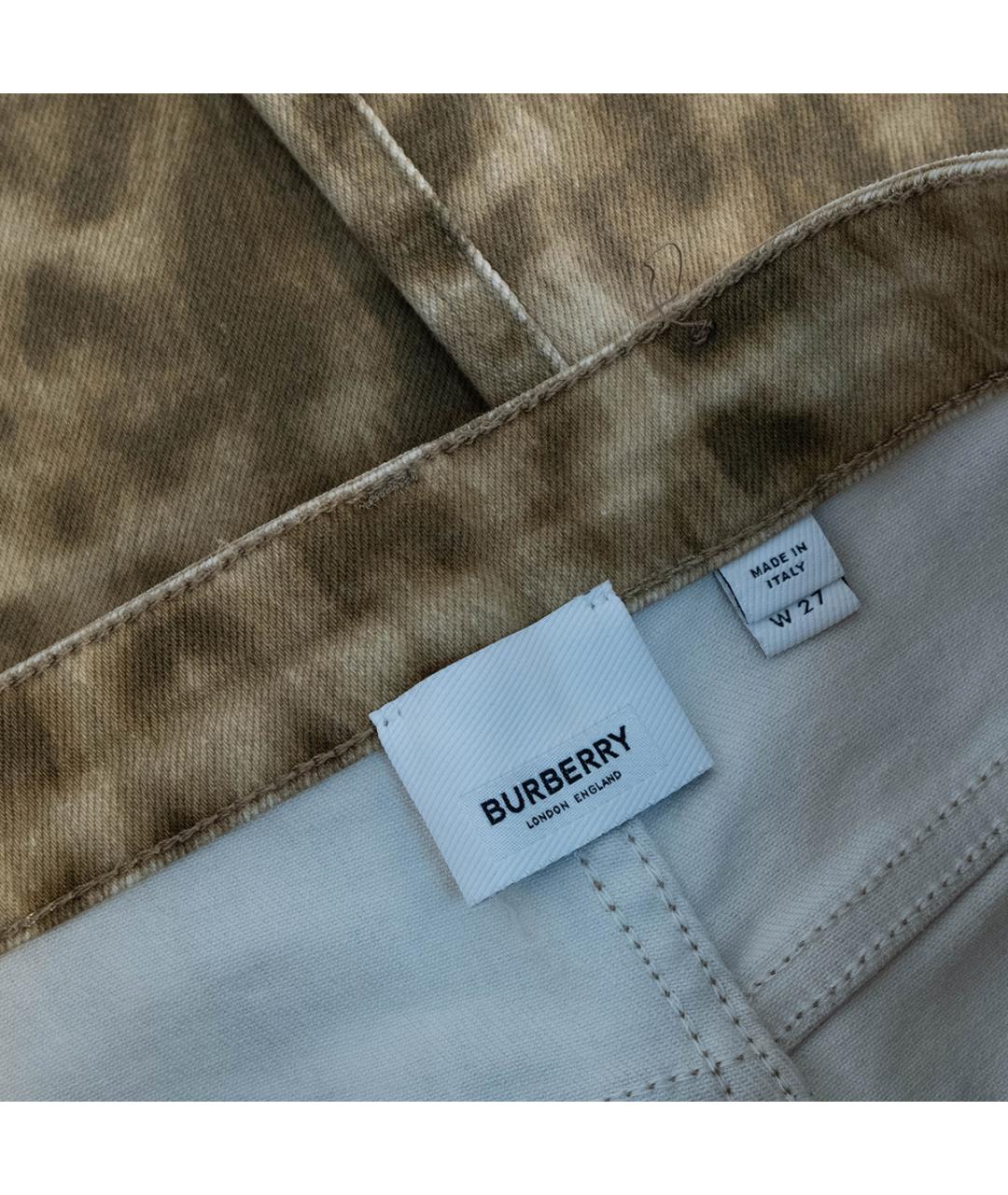 BURBERRY Мульти хлопковые джинсы слим, фото 6