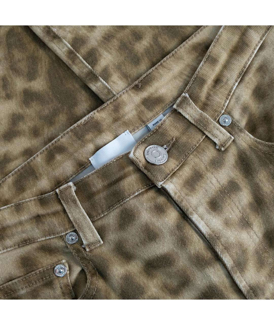 BURBERRY Мульти хлопковые джинсы слим, фото 3