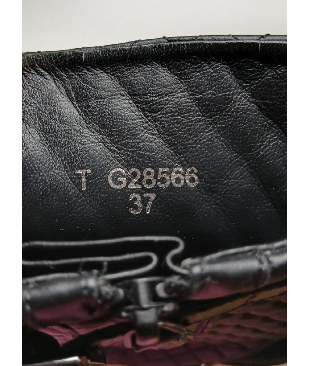 CHANEL Черные кожаные сапоги, фото 8