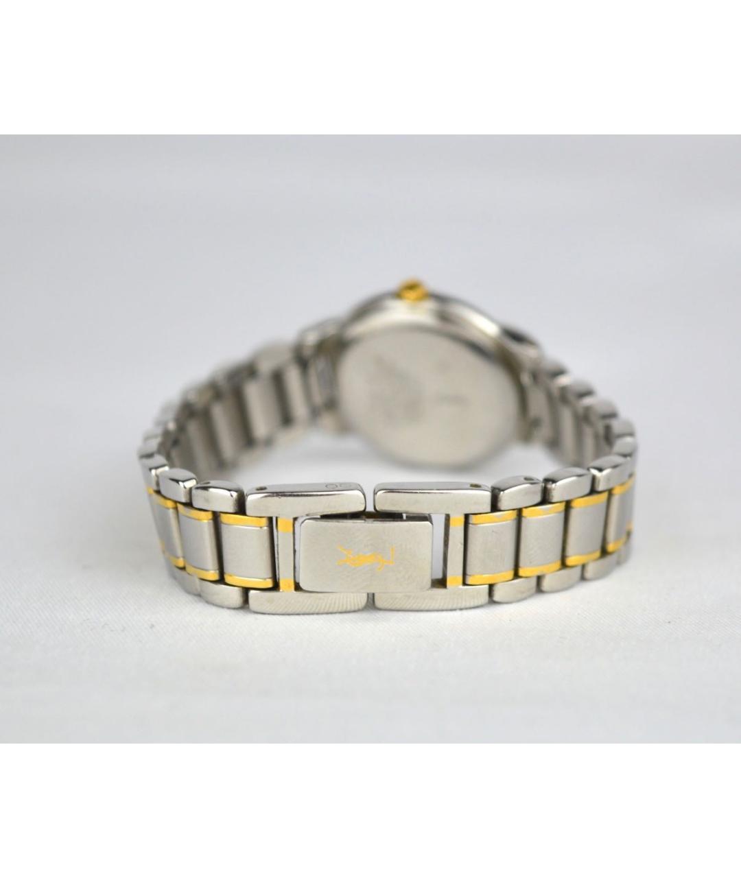 SAINT LAURENT Серебряные стальные часы, фото 2