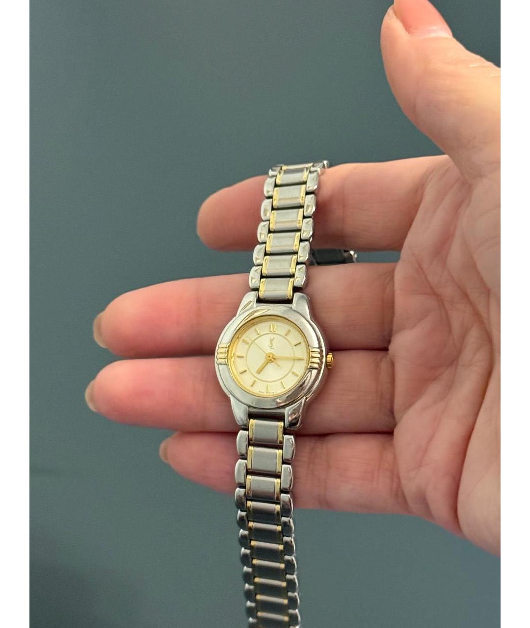 SAINT LAURENT Серебряные стальные часы, фото 5