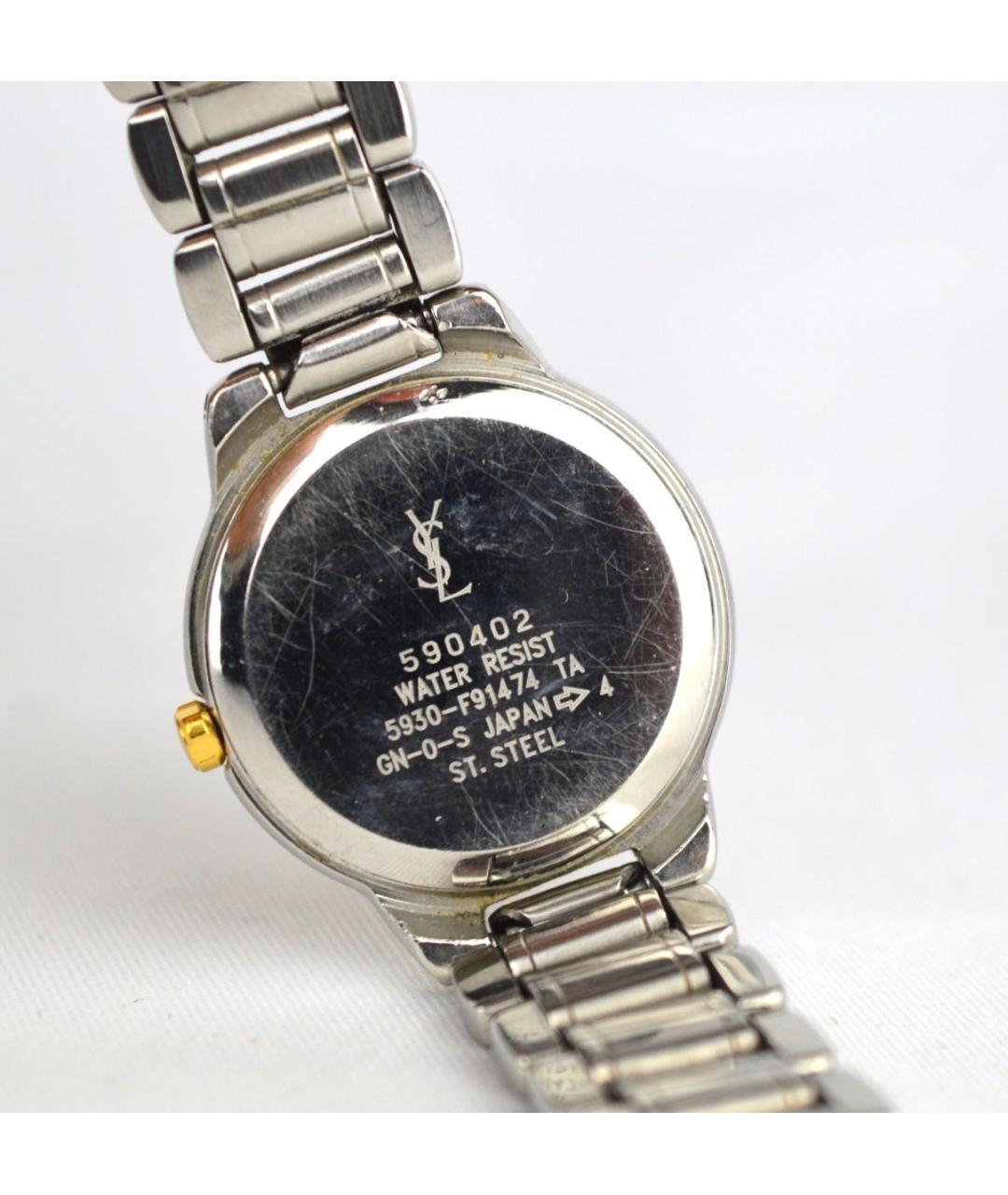 SAINT LAURENT Серебряные стальные часы, фото 4