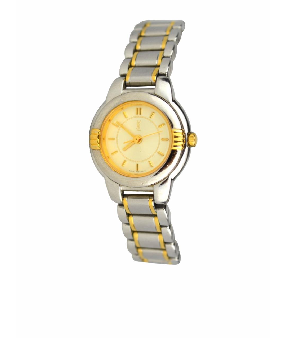 SAINT LAURENT Серебряные стальные часы, фото 1