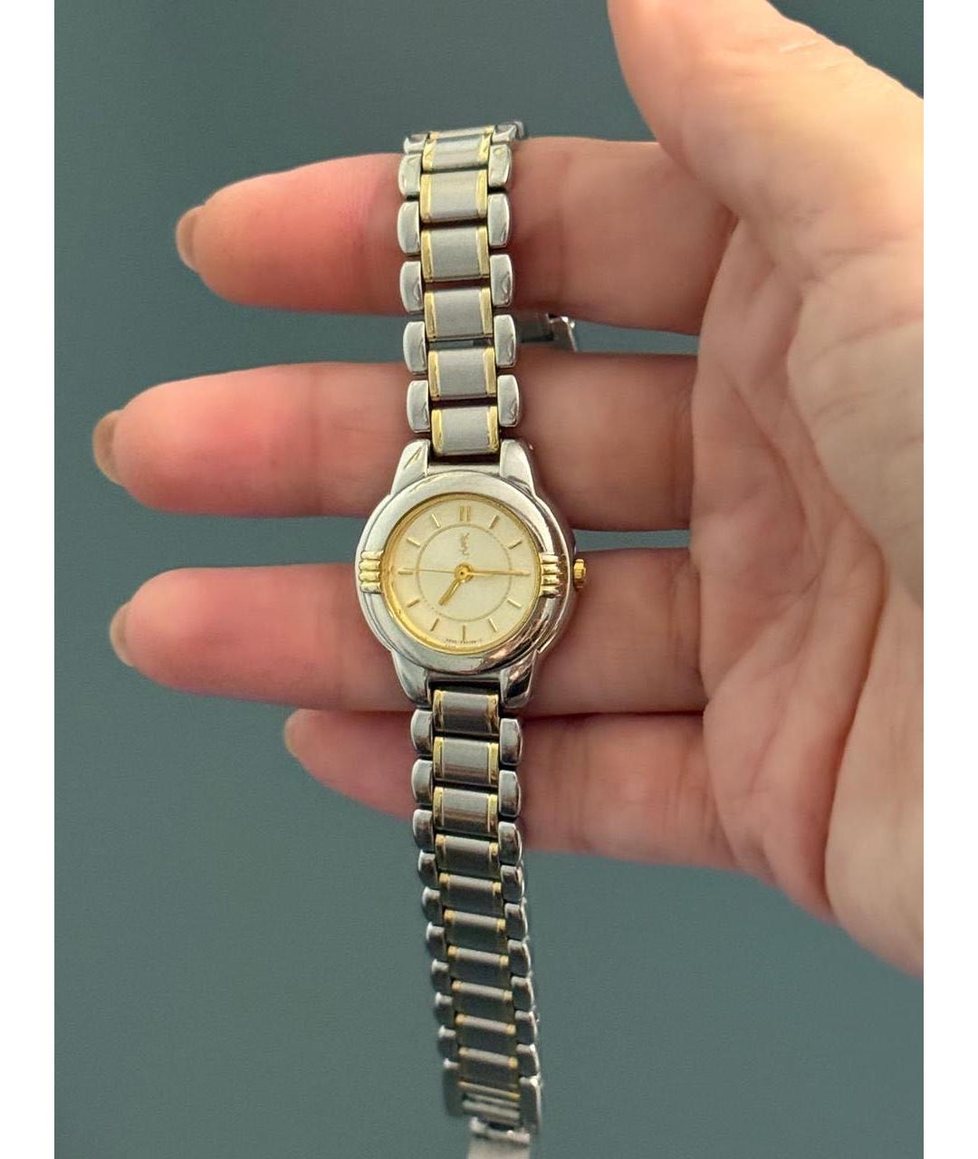 SAINT LAURENT Серебряные стальные часы, фото 6