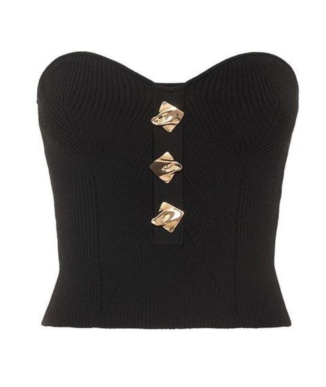 SELF-PORTRAIT Черная майка, фото 1