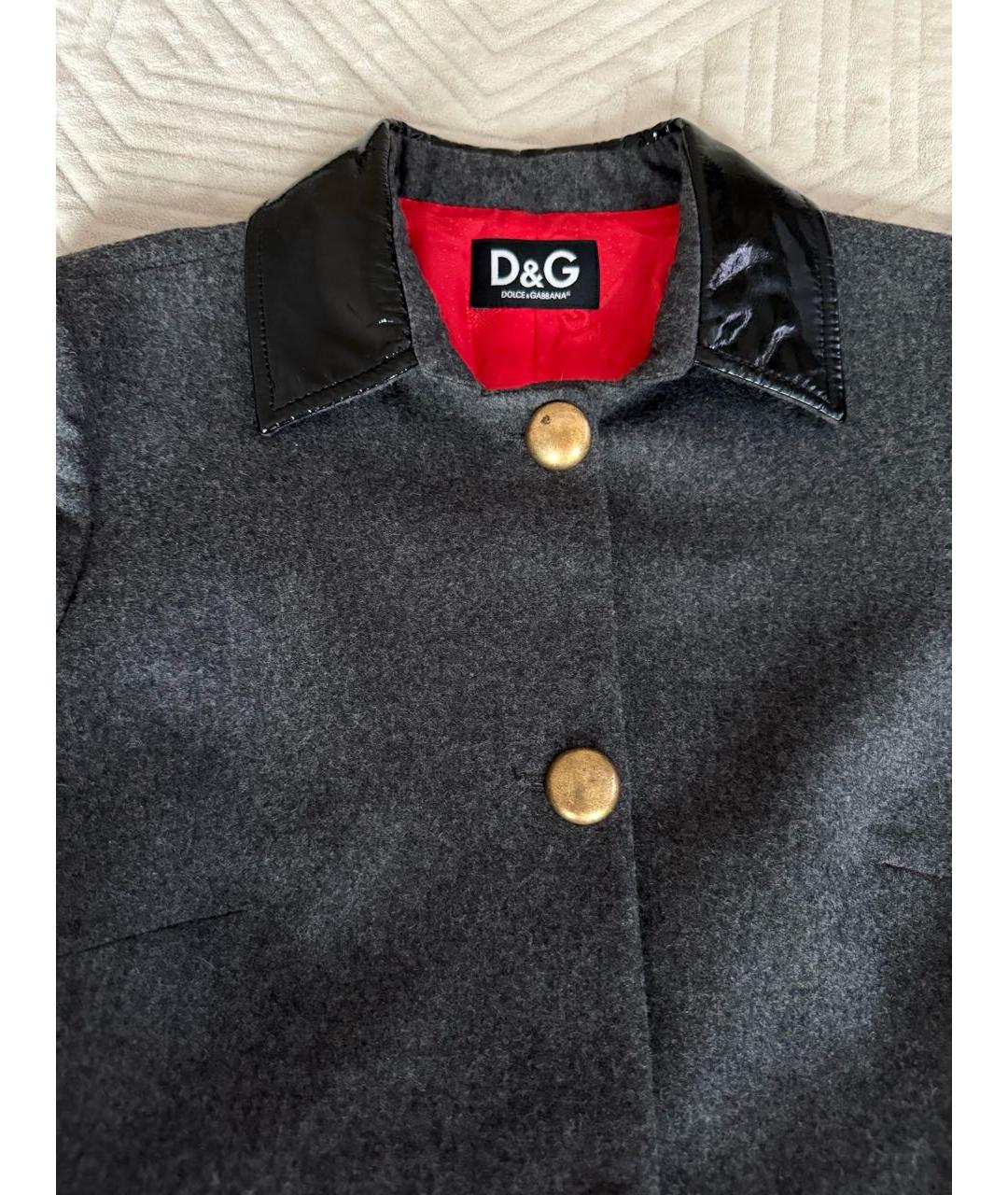 DOLCE&GABBANA Серый шерстяной костюм с юбками, фото 3